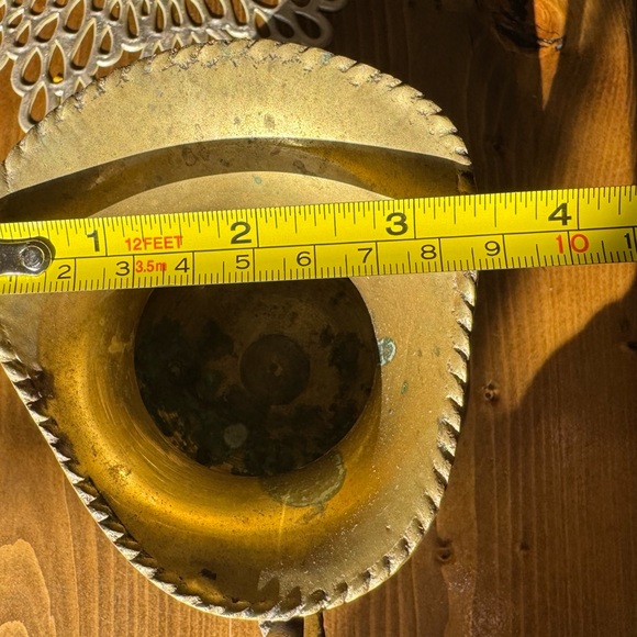 Vintage Solid Brass Decorative Pitcher - Picture 6 of 7